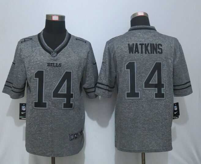 Nike Limited Buffalo Bills #14 Watkins Men's Stitched Gridiron Gray Jerseys,We sell and wholesale Nike Limited Buffalo Bills #14 Watkins Men's Stitched Gridiron Gray Jerseys on line form chian!
